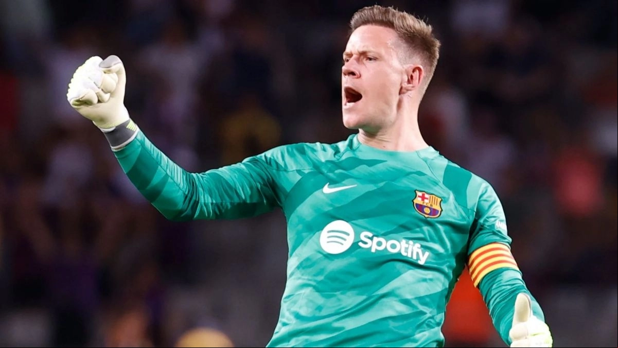 Marc-André Ter Stegen, guardameta del FC Barcelona