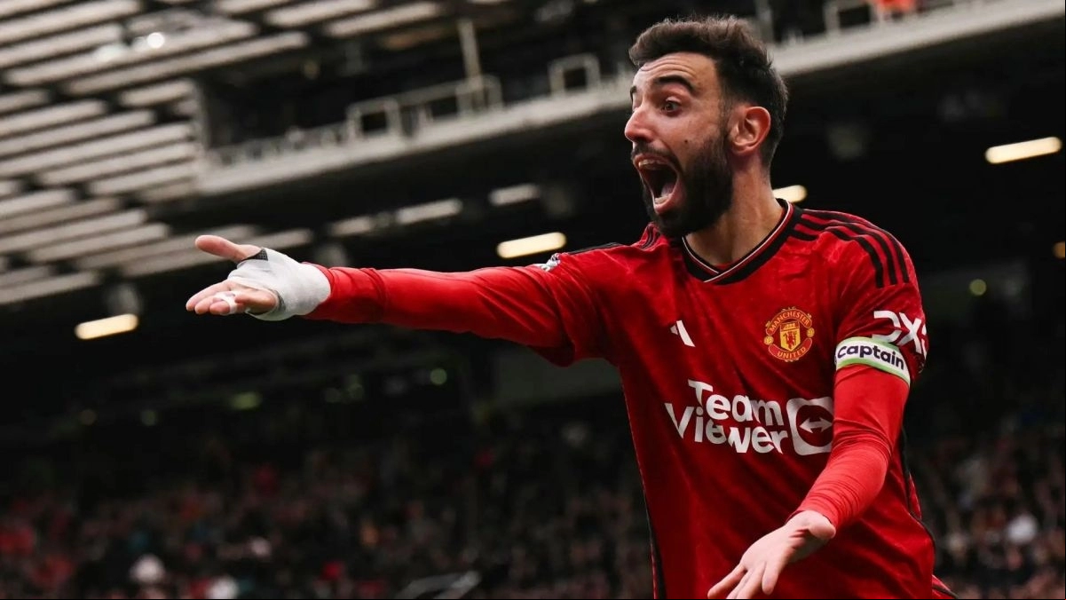 <p>Bruno Fernandes, midfielder for Manchester United</p>