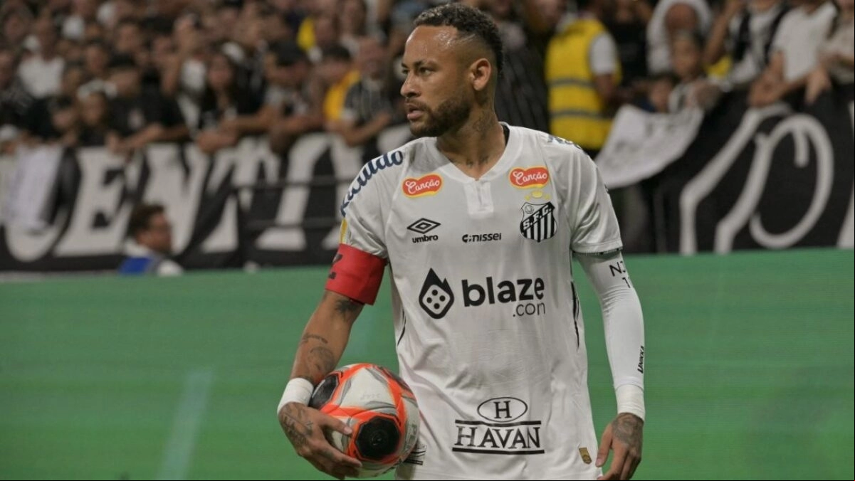 Neymar, futbolista del Santos