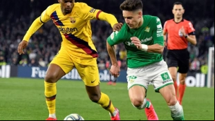 Álex Moreno, lateral izquierdo del Real Betis