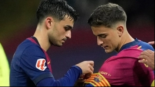 El protagonismo de Gavi en el Barcelona ha bajado / Marca