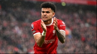Luis Díaz, jugador colombiano del Liverpool que podría salir de Anfield