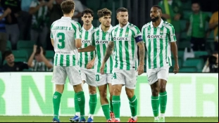 Los jugadores del Real Betis  